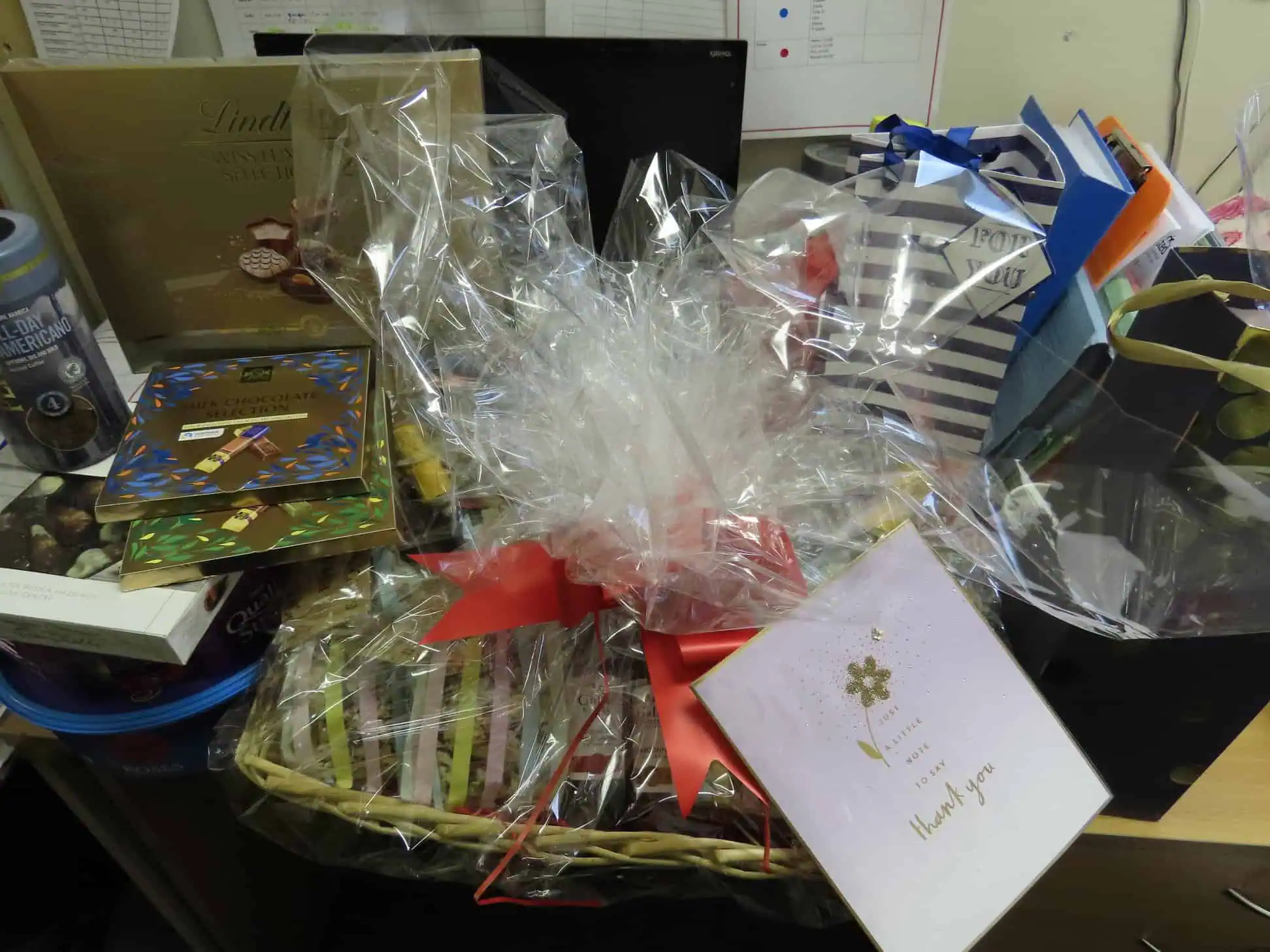 Very kind presents from our families