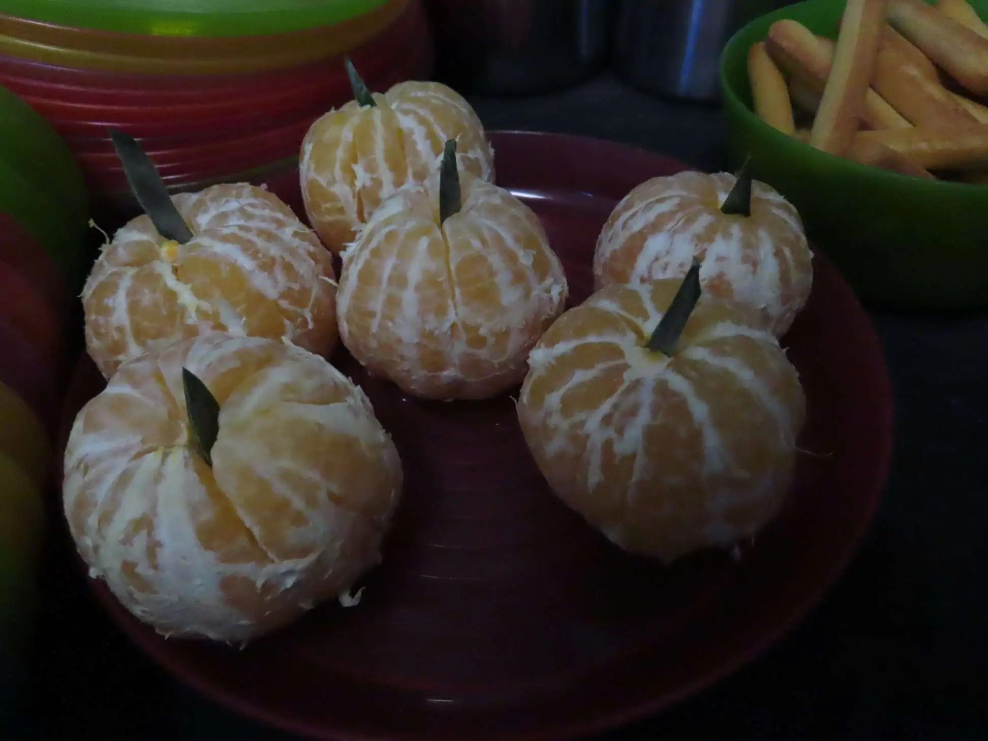Halloween Orange snacks