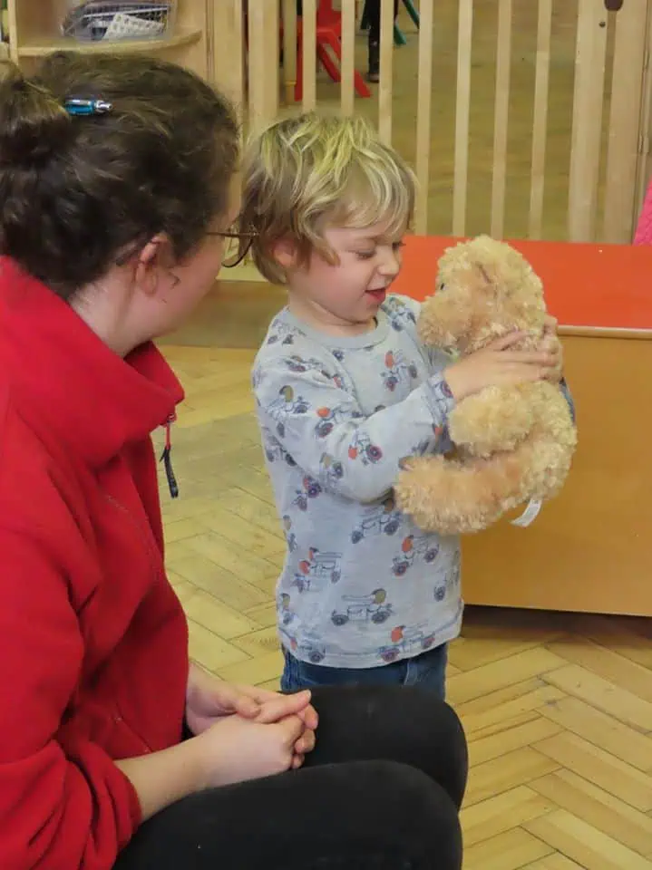 Toy bears joining us in our nursery