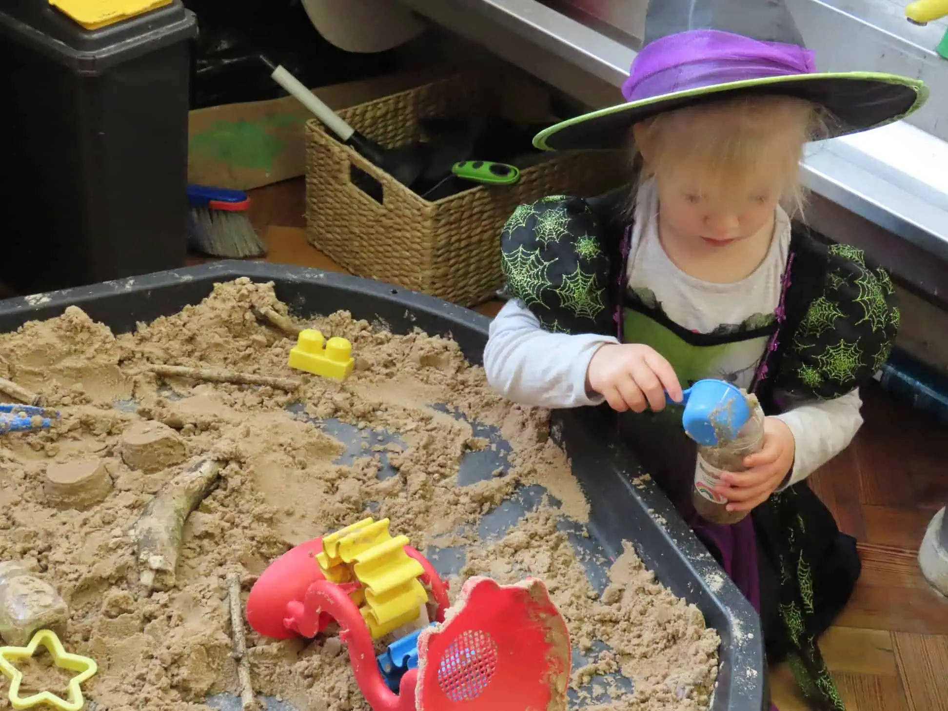 Halloween sandpit activities