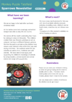 Sparrows Jan Newsletter –  26